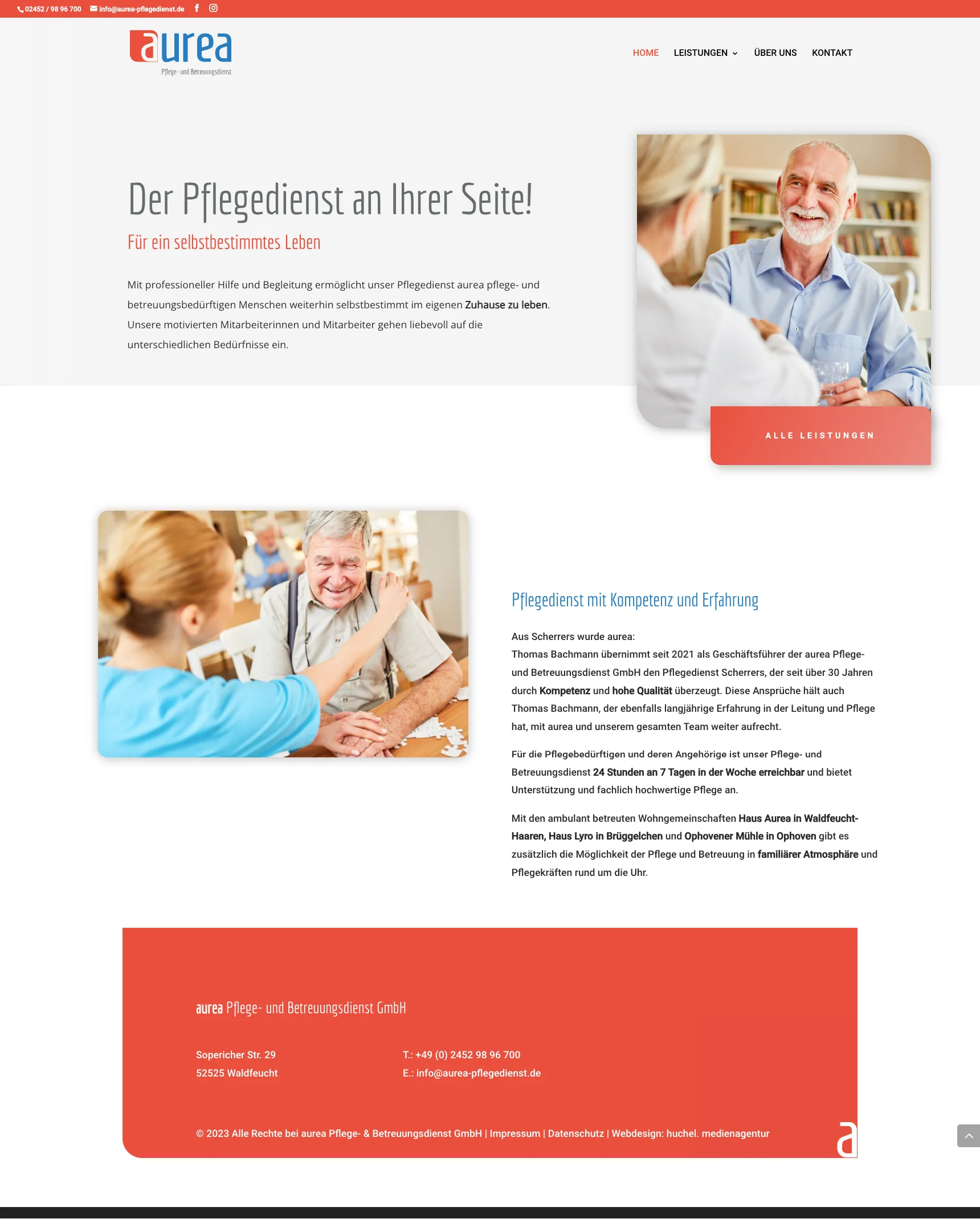 Pflegedienst aurea Pflege und Betreuungsdienst Waldfeucht Heinsberg