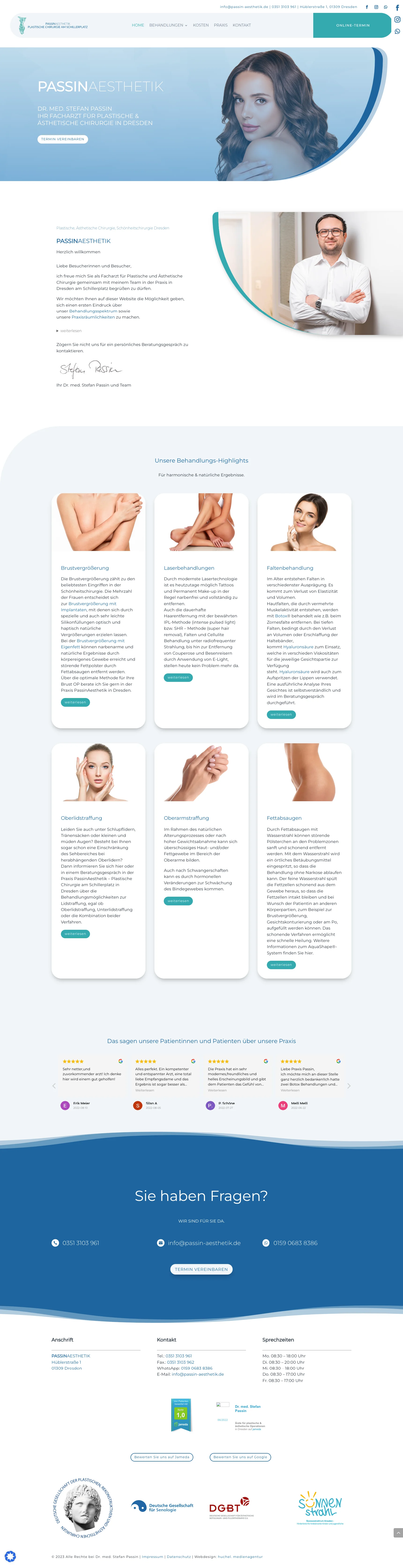 Plastische Ästhetische Chirurgie Dresden Dr Stefan Passin