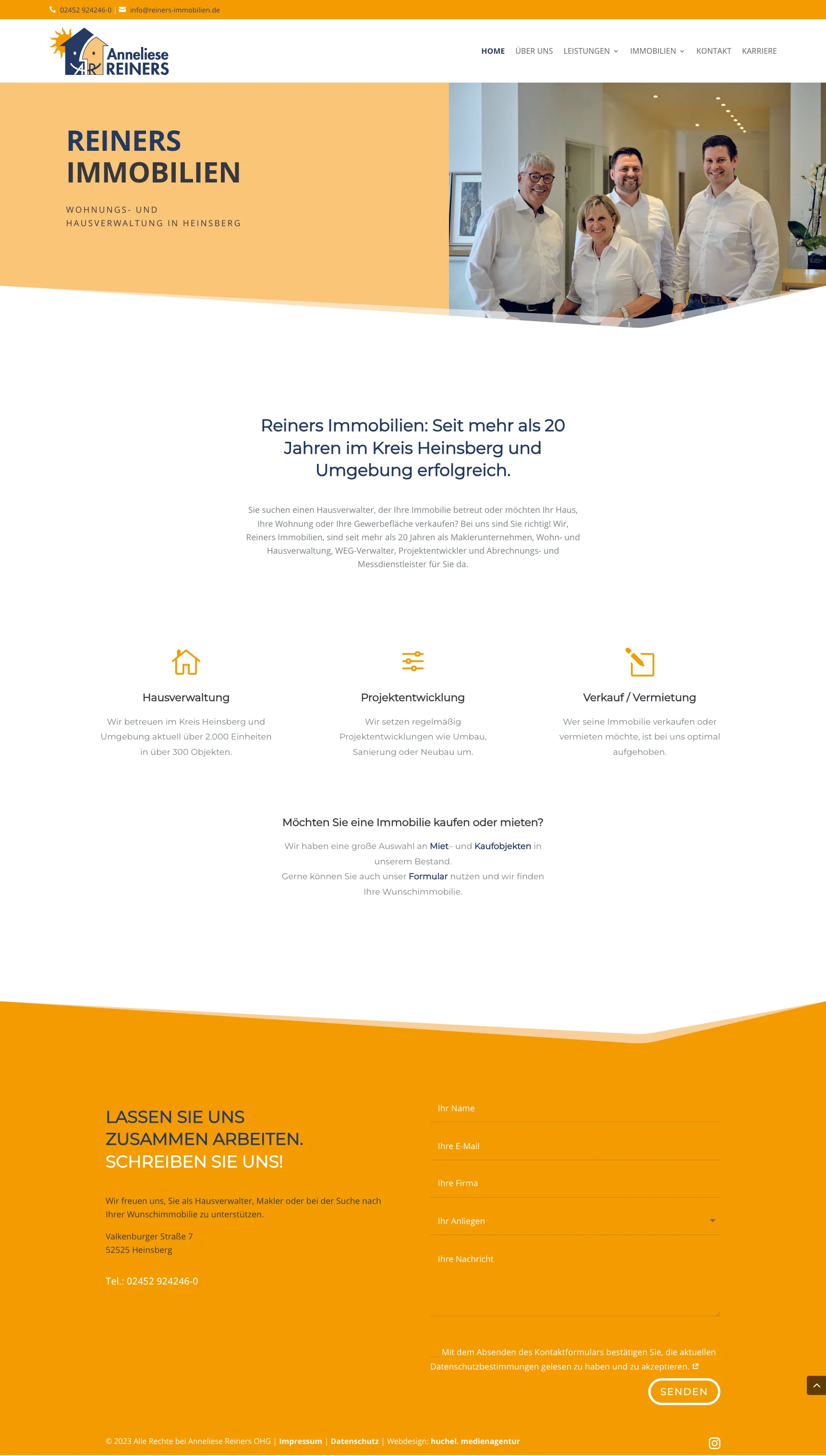 Reiners Immobilien Heinsberg Wohnungs und Hausverwaltung