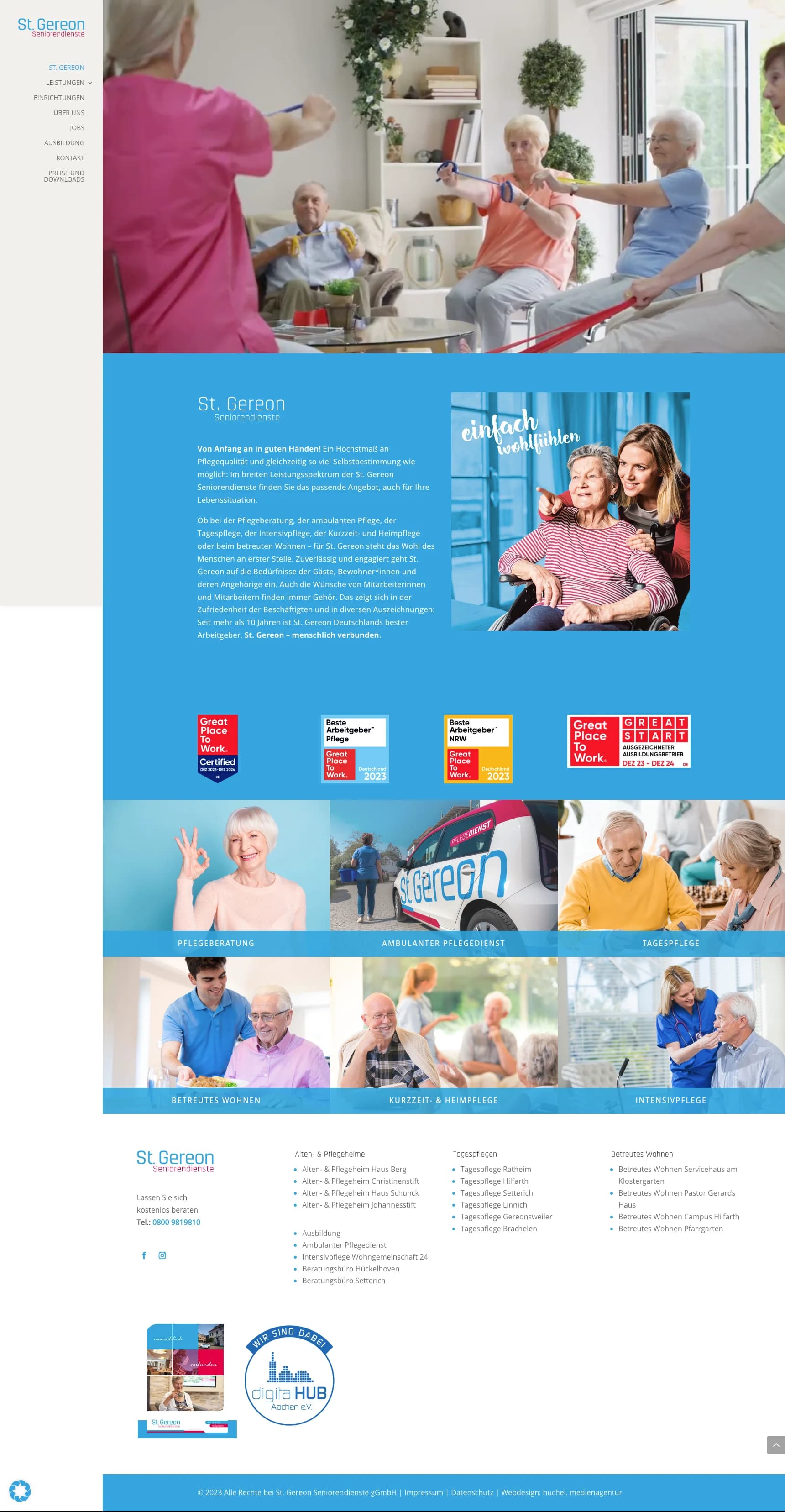 St Gereon Seniorendienste menschlich verbunden