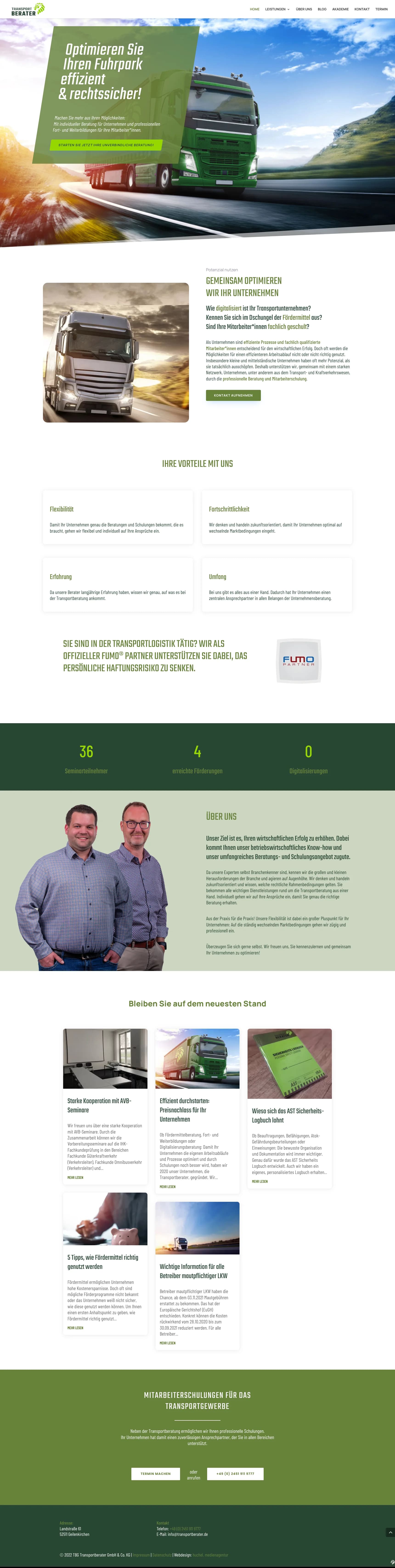 Transportberatung Optimieren Sie Ihren Fuhrpark