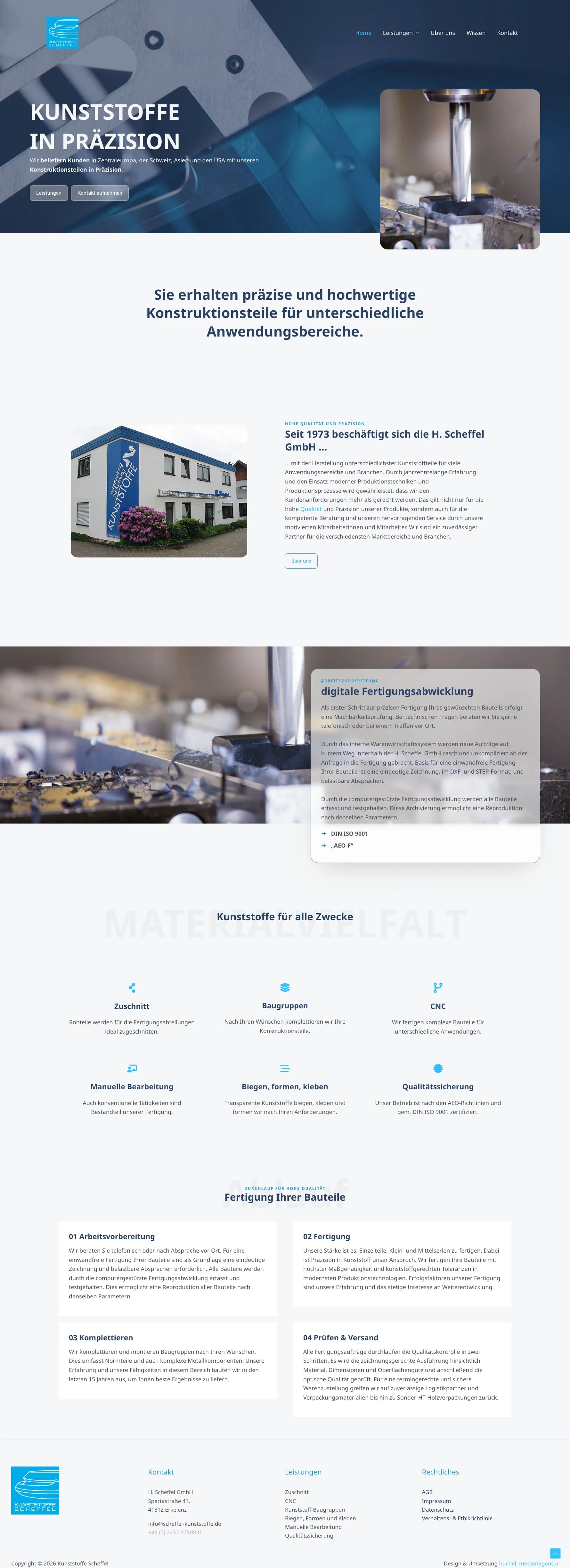 H. Scheffel GmbH Website