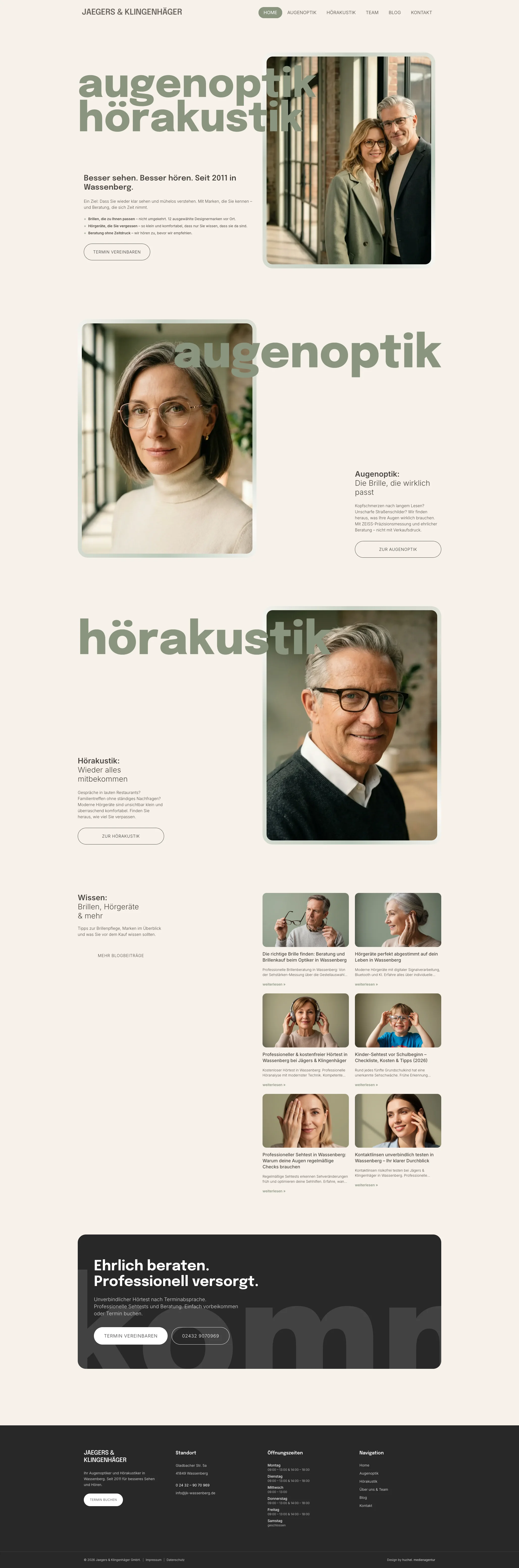 JAEGERS & KLINGENHÄGER Website
