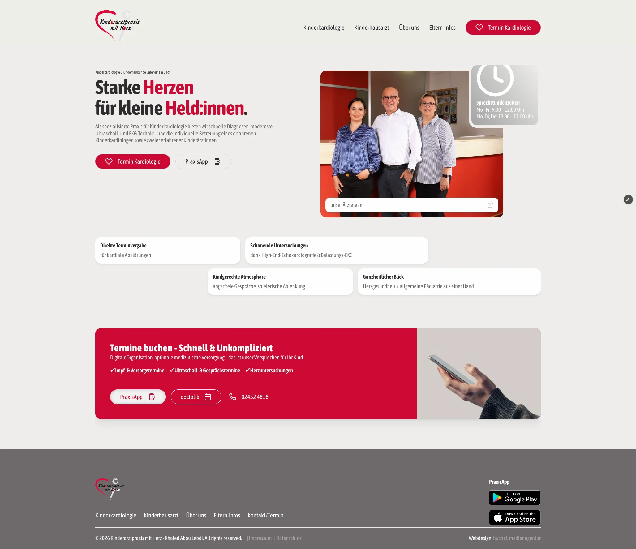 screenshot kinderarztpraxismitherz